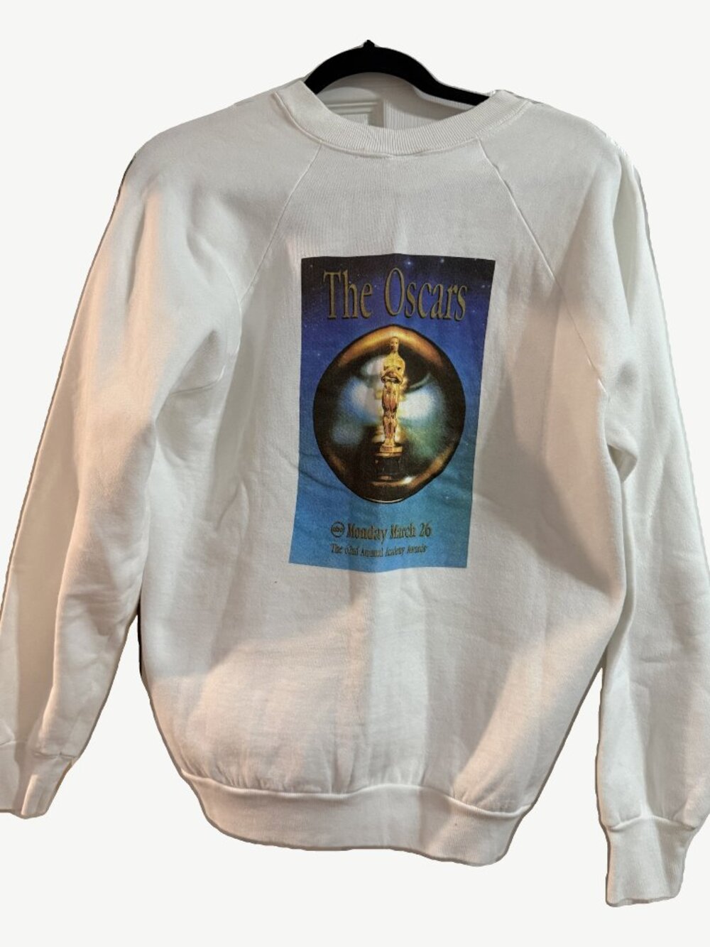 Vintage 1990 Oscars Sweatshirt L 62nd Academy Awards Nominees USA Fruit of Loom